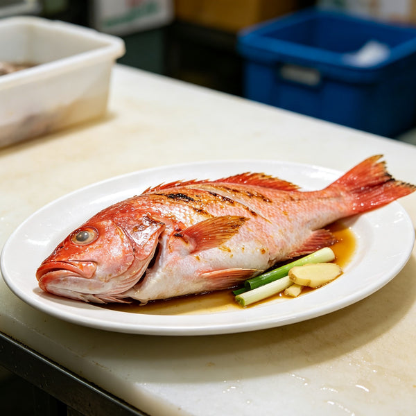 Steamed Whole Red Snapper Fresh Seafood